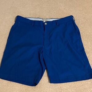 Peter Millar Royal Blue Flat Front Shorts